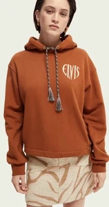 Sudadera con Capucha SCOTCH & SODA Elvis Gráfico Algodón Orgánico S - Imagen 1 de 8