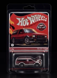 2025 Hot Wheels Collectors RLC Exclusive Maroon 1992 GMC Typhoon (JCP13) - Picture 1 of 8