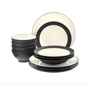 Noritake Colorwave 12-Piece Coupe Dinnerware Set, Service NWT - Picture 1 of 6