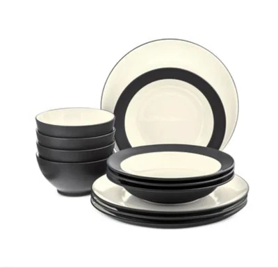 Noritake Colorwave 12-Piece Coupe Dinnerware Set, Service NWT - Image 1 of 4