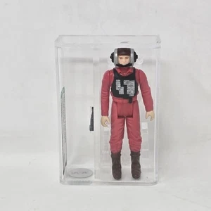 Star Wars AFA 80+ B-Wing Pilot COO On Left Leg Graded Kenner Vintage Figure 1983 - Picture 1 of 12