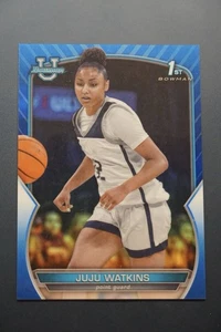 2022-2023 Bowman U 1st Chrome JuJu Watkins Rookie RC /199 Blue Refractor - Bild 1 von 2