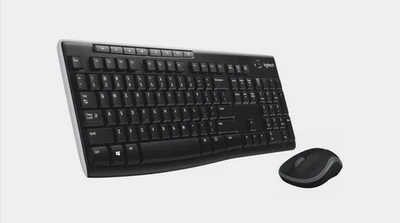 Logitech MK270 Wireless Keyboard And Mouse Combo - US Black 920-008813 - Image 1 of 4
