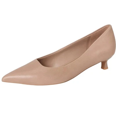 Naturalizer Womens Natalia Kitten Heels US 12 Wide EU 43 Tan Leather NIB - Image 1 of 4