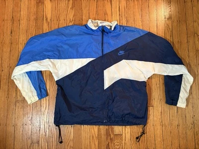 Vintage Nike Windbreaker Jacket Color block LG READ - Image 1 of 4