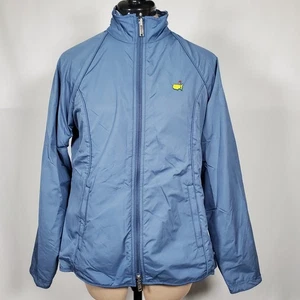 Magnolia Lane Master’s Golf Club Women's Reversible Jacket Medium Blue White - Picture 1 of 14