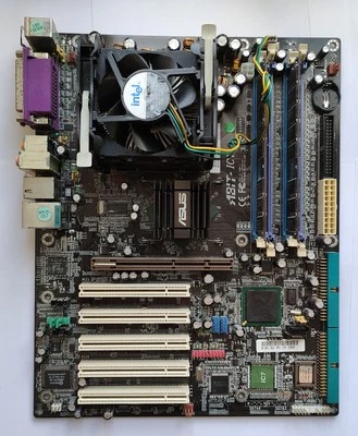 Abit IC7 Motherboard with Pentium 4 3GHz CPU and 2GB RAM - Test OK! 715 - Image 1 of 4