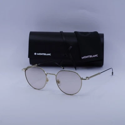 全新万宝龙 MB0060S 002 金色/棕色 50-20-145 太阳镜 — 第 1/4 张图片