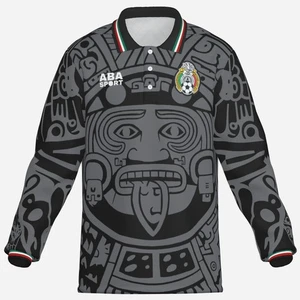 México - Camiseta de futbol playera, México 1998 FUERA SELECCIÓN MEXICANA L/S BL - Imagen 1 de 7