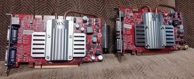 Two nVidia 8600GT Air Cooled 512MB PCIe Video Cards - Image 1 of 4