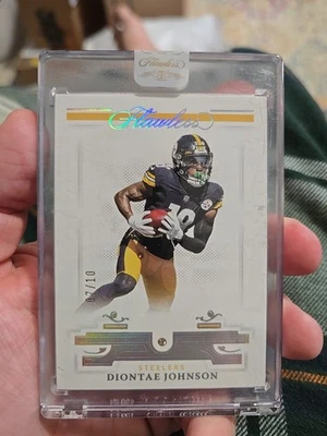 2021 Panini Flawless - Diontae Johnson #50 Diamonds /10 - Image 1 of 4