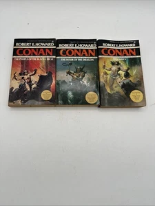 Robert E Howard Conan The Hour of the Dragon, Red Nails, The People Of The Black - Picture 1 of 10