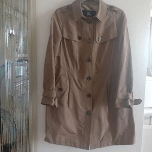 Burberry London Nova Check Trench Coat Pink Beige Size 46/US:L Authentic - Picture 1 of 24