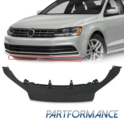 New Air Dam Deflector Lower Valance For 2015-2018 Volkswagen Jetta Front Black - Image 1 of 4
