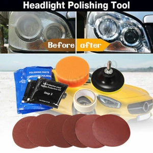 Pro Car Headlight Lens Restoration Repair Kit Polishing Cleaner Cleaning Tool。 - Picture 1 of 12