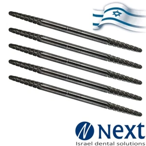 Lot X5 Dental HP Carbide Cutters Burs acrylic metal Hartmetall bur two sided №5 - Picture 1 of 4