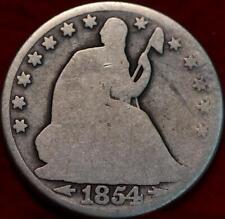 1854-O New Orleans Mint Silver Seated Half Dollar with Arrows