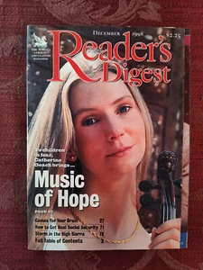 READERS DIGEST Magazine December 1998 Catherine Geach Music Peggy Noonan - Picture 1 of 1