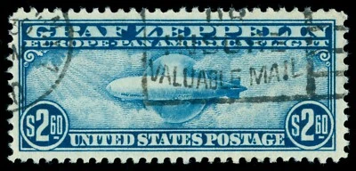 MOMEN: US STAMPS #C15 GRAF ZEPPELIN USED PSE GRADED CERT XF-90 LOT #88610 - Image 1 of 3