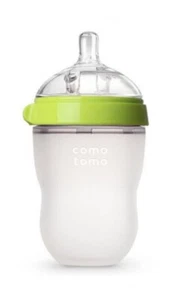 Comotomo Natural Feel Baby Bottle Green 250ml 8 Ounce - Picture 1 of 1