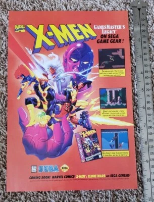 Anuncio raro de X-men GamesMaster's Legacy  Foto 1 de 4