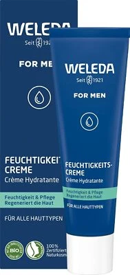 WELEDA Bio FOR MEN Feuchtigkeitscreme – frische Naturkosmetik Männer Gesichtscre - Bild 1 von 4
