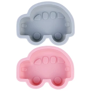 2 Pcs Kastenform Auto Kuchenform Silikonform Für Obstsnacks Cartoon Backform - Bild 1 von 12