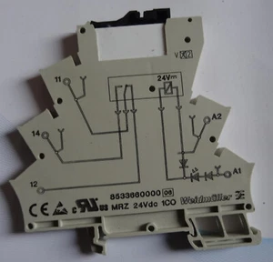 1pcs Weidmuller Micro relè MRZ 24VDC 1CO, 853360000 - Foto 1 di 1