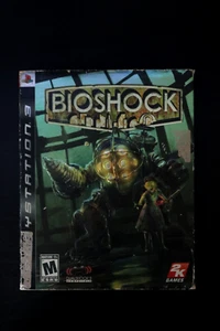 BioShock (Sony PlayStation 3, 2008) CIB COMPLETE IN BOX with SLIPCOVER - Picture 1 of 4