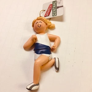 Ornament Central OC-165-FBL Female Blonde Runner Figurine - Picture 1 of 3