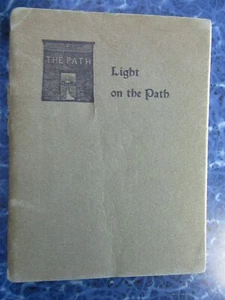 THEOSOPHY: LIGHT ON THE PATH Written Down by M. C. 1913 Soft Cover - Foto 1 di 13