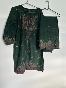 asian pakistani indian Summer embroidered dress - Picture 1 of 3