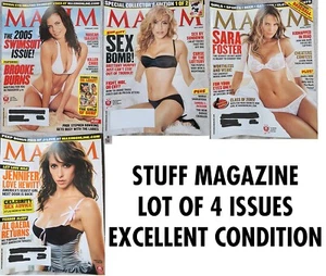 MAXIM Magazine Lot of 4 Issues 2005 Brittany Murphy Jennifer Love Hewitt EXCELLE - Picture 1 of 6