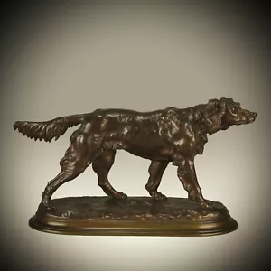 "Standing Setter" by Jules Moigniez - circa 1880 - Picture 1 of 8