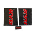 4Mx Fork Decals Kyb Carbon Stickers Fits Kawasaki Kdx50 A1 A3a6f 03 06
