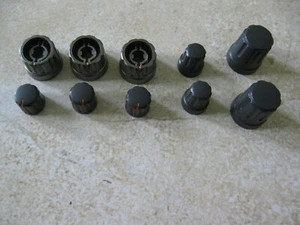 Kenwood TS-2000 TS-2000X zestaw gałek panelu przedniego (mniej gałka VFO) w dobrym stanie - Zdjęcie 1 z 2