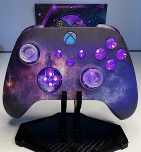 Galaxy Atomic Purple - RGB LED - Custom Wireless Controller for Xbox Or PC - Picture 1 of 6