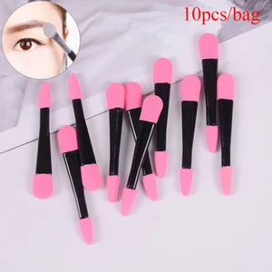 10Pcs#Disposable Double Ended Eye Shadow Applicators Sponge Makeup B_ro - Picture 1 of 10