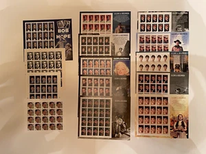 14-USPS Full Sheet Coll.. "Legends of Hollywood" Plus Hope,Sinatra,Garbo,Reagan. - Picture 1 of 2