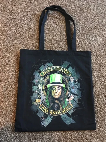 Alice Cooper VIP Gift Set Tote Bag, Laminate, Alice Custom Money Cover