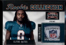 Clyde Gates Shield Laundry Tag /50 RC 2011 Panini Threads Rookie Prime Patch SSP