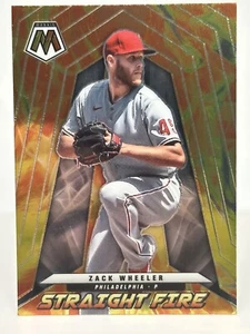 2022 Mosaic Straight Fire #12 Zack Wheeler - Philadelphia Phillies - Foto 1 di 2