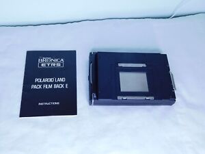 Zenza Bronica Polaroid Land Pack Film Back E / Holder for ETR ETRS ETRSi