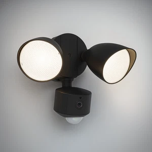 19W LED Floodlight WIFI Security Light Camera FHD PIR Sensor 1200 Lumens 1080P - Picture 1 of 9