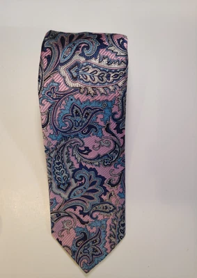 Vintage Classic Men's Tie Robert Talbot Best In Class Hand Made Monterey CA @60" - Image 1 of 4