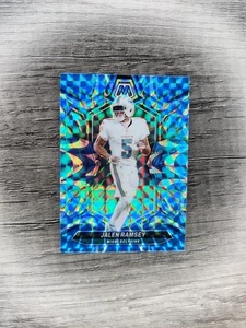 2024 Panini Mosaic - Jalen Ramsey #140 Mosaico Blu Reattivo Prizm - Foto 1 di 2
