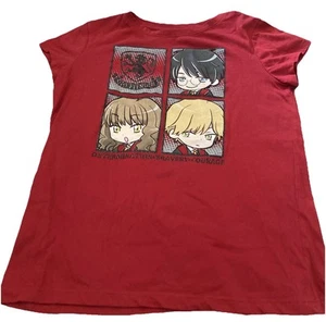 Wizarding World Harry Potter Gryffindor Graphic T-Shirt Girls Size XL 14/16 - Picture 1 of 16