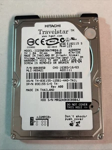 Hitachi 30GB 08K0850 IDE 2.5” HDD Laptop Hard Drive @HDD3 - Picture 1 of 2