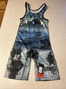 Exxact Sports US Army Wrestling Singlet Powerlifting Adult Size Medium New - Picture 1 of 6