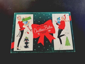 1 Rust Craft EMPTY BOX, Once Held 12 VTG MCM Xmas Greeting Cards "Xmas Belles" - Picture 1 of 4